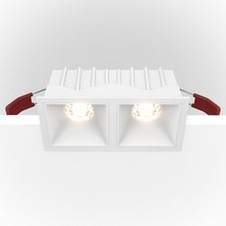 Встраиваемый светильник Maytoni Alfa DL043-02-10W3K-D-SQ-W