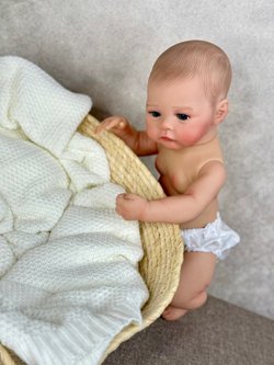 Кукла Реборн виниловая 48см без одежды (FA-822W)