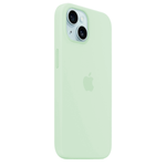 Силиконовый чехол с поддержкой MagSafe Apple Silicone Case для iPhone 15 Plus, Soft Mint (Пастельно-мятный)