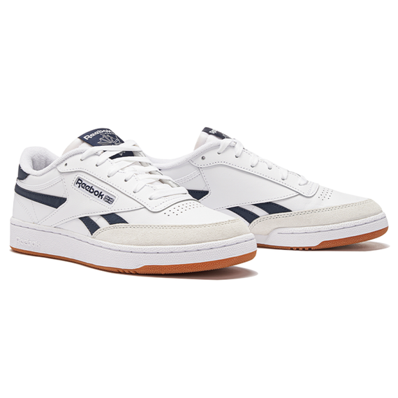 reebok Кроссовки для скейтбординга, низкие, белые и синие, унисекс