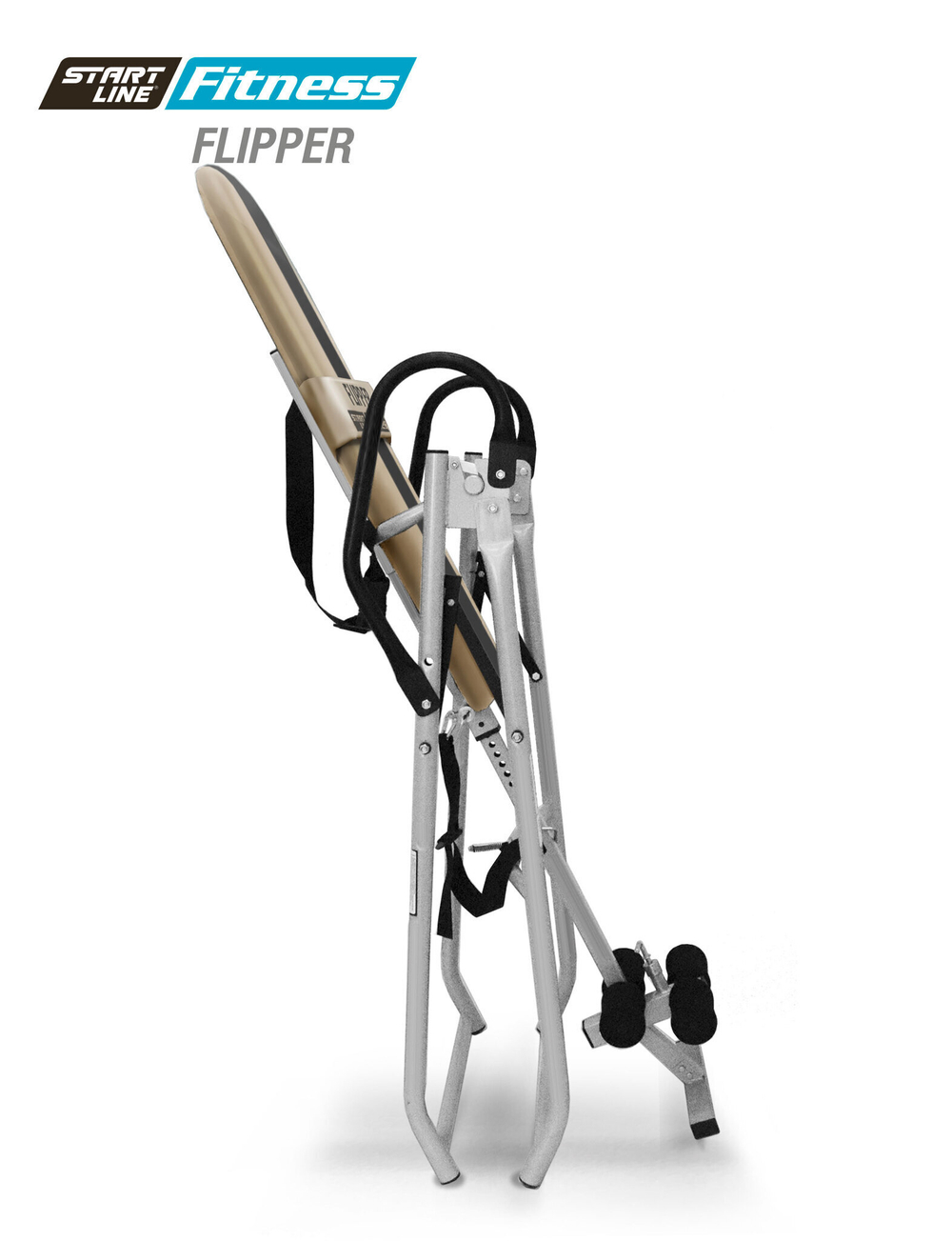 Инверсионный стол FLIPPER бежево-серый c подушкой