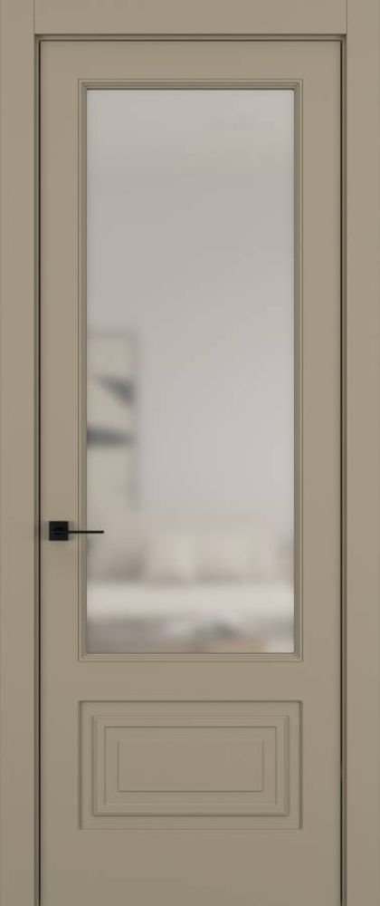 Дверь 021V ELEGANT Матовый Серо-бежевый