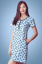 Сорочка Blackberry на пуговках (Размер: XXXL) (Цвет: белый с синим)