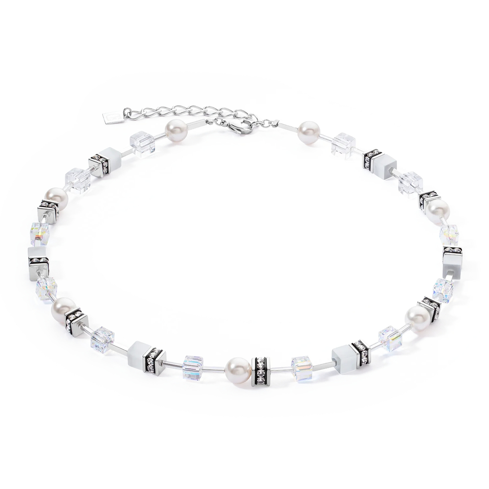 Колье Coeur de Lion White-Silver 4081/10-1417
