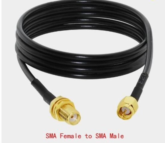 SMA кабель-удлинитель RG174 (тип B) 2м