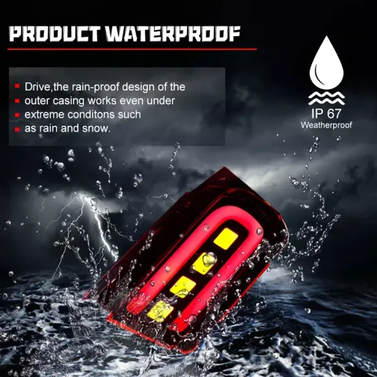 Светодиодные вставки в задний бампер Тойота Прадо 150 2017-2019 V3 Type