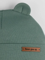 Шапка детская с ушками на осень