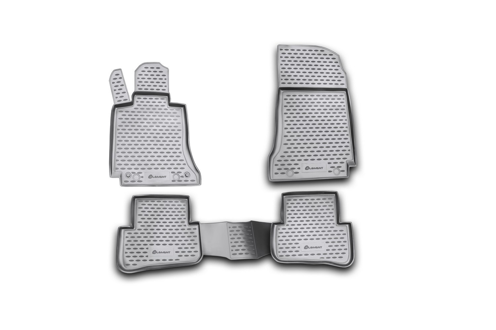 Коврики в салон для MERCEDES-BENZ С-Class W204 2007-2014, 4 шт. (полиуретан) NLC.34.27.210K