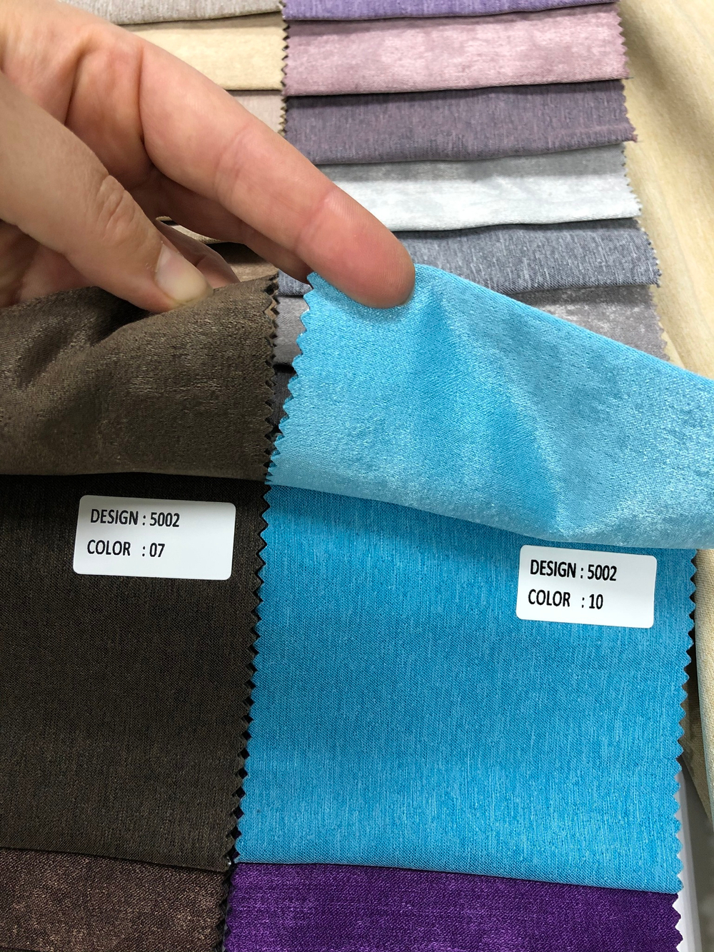 Портьерная ткань двусторонний софт Megara арт. 5002 (высота 285 см, Турция)