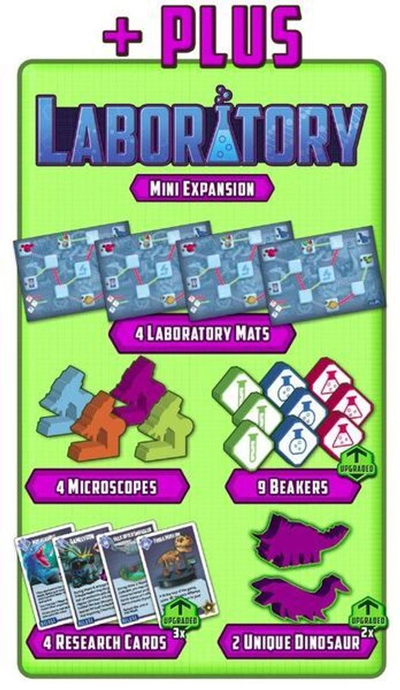 (Бронь) Tiny Epic Dinosaurs – Kickstarter Deluxe Content – Laboratory