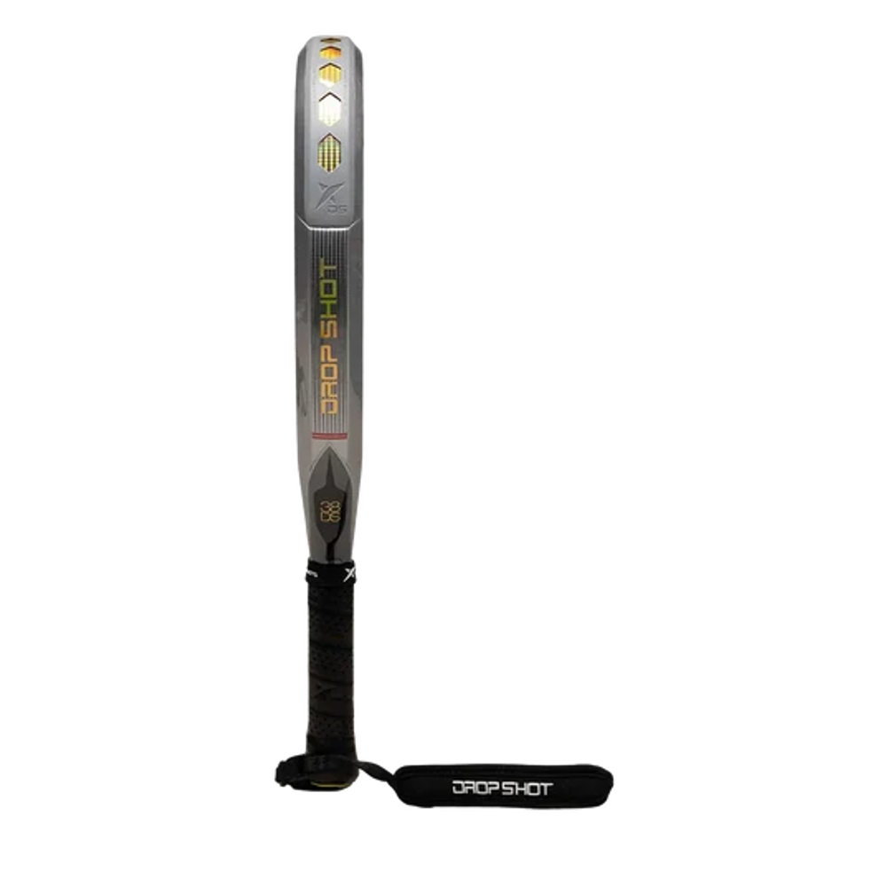 Ракетка для падел Drop Shot Canyon Pro Attack Soft черная-золотая 2026