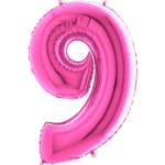 Цифра 9 (Розовая)
