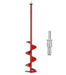 Шнек Mora Ice Easy Cordless 125 мм (ножи прямые) с адаптером для шуруповерта, арт. ICE-MM0078