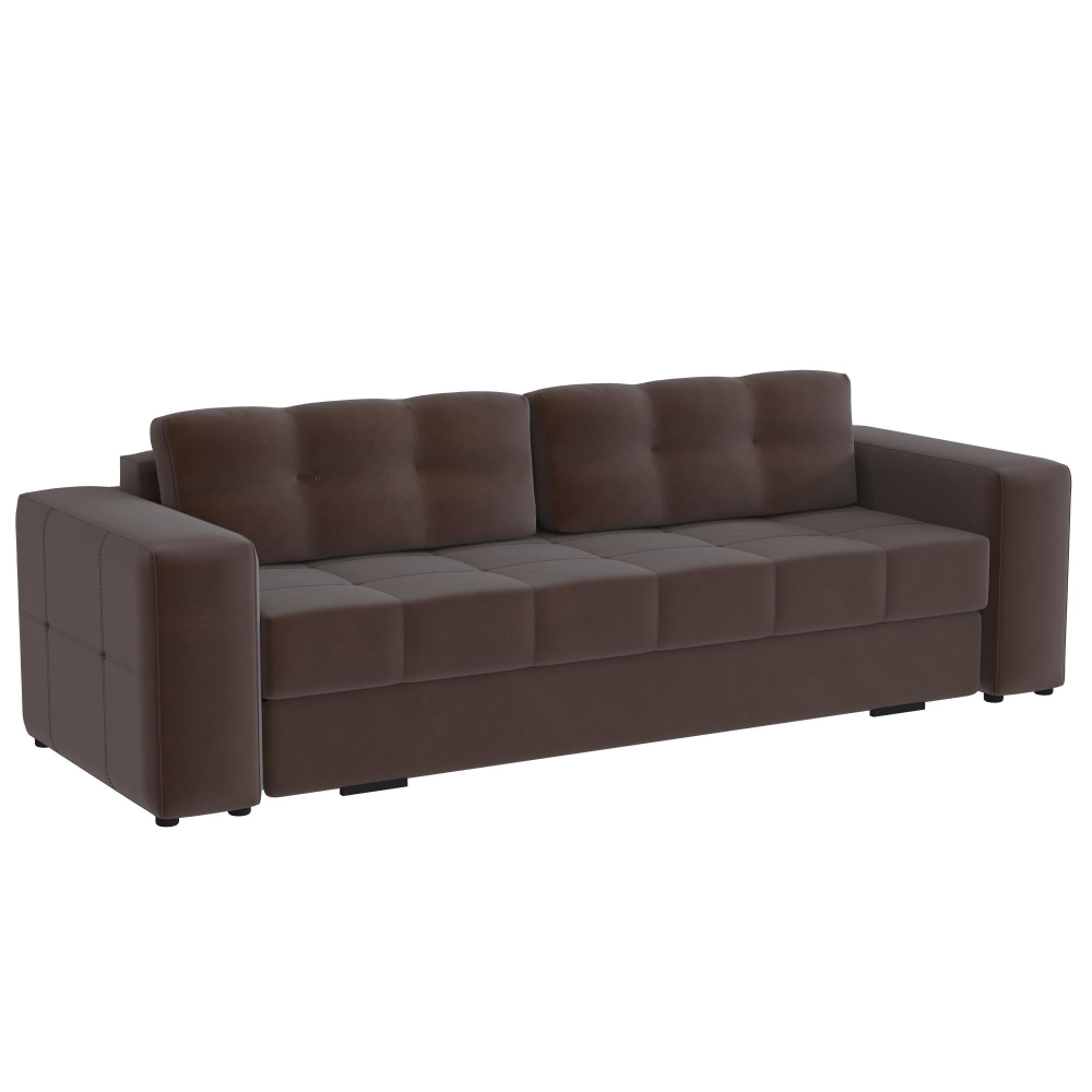 Диван раскладной Верден, коричневый