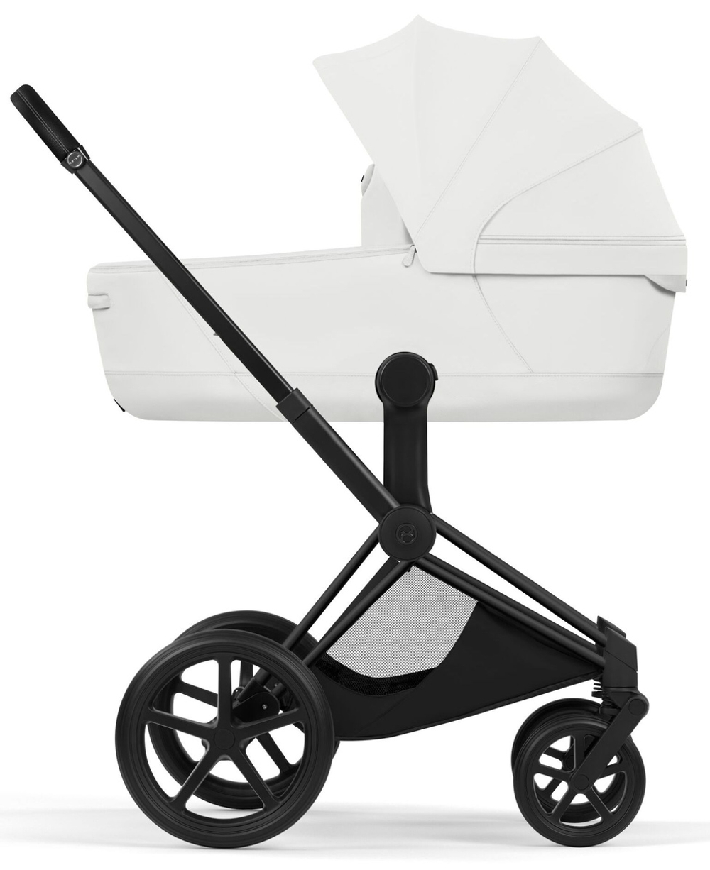 Коляска Cybex Priam V Matt Black Style Collection 2 в 1 Off White