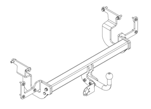 Фаркоп Avtos на CITROEN Jampy (2016-)(паспорт и сертификат в комплекте)(без электрики)CN 02
