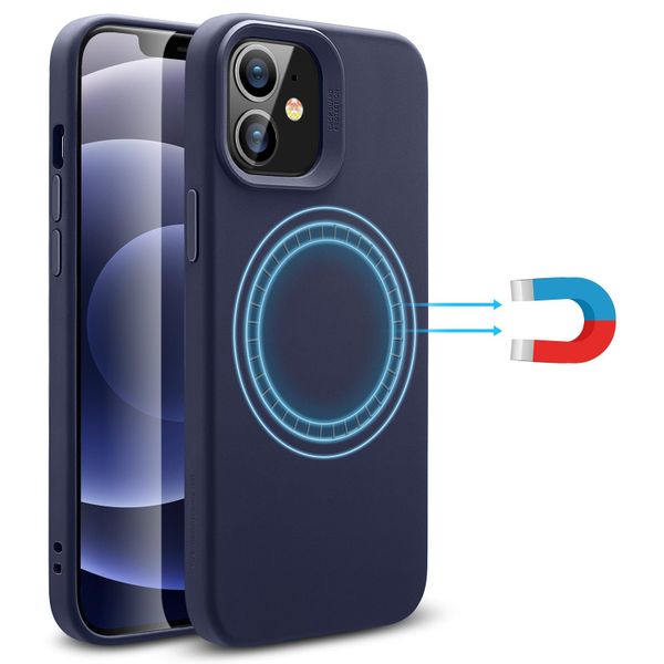 Чехол ESR Halolock Cloud Soft Case with MagSafe для iPhone 12 Pro (Синий)