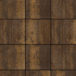 Тротуарная плитка КВАДРАТ 300х300 мм - Листопад гранит Мокко