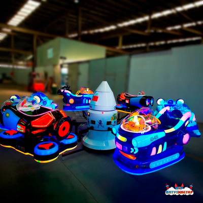 Электрическая Аттракцион карусель «Космический патруль», 4,5×4,5×1,5 м