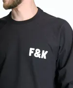 Лонгслив Hardlunch F&K черный