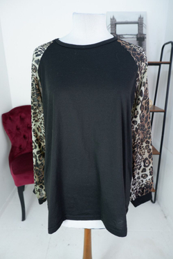 Блузка комбинированная повседневная 52 размер