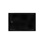 Поддон прямоугольный  1,2*0,8*0,02 "Universal PRO N"акрил d 90 (каркас+экран) выс.13 см BLACK