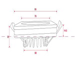 Встраиваемый светильник Maytoni Technical Phanton DL303-L12W