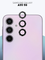 Стекло на камеру ROSCO для Samsung Galaxy A55 (арт.SS-A55-MONO-CAM-BLACK )