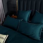 Комплект постельного белья Однотонный Сатин Премиум на резинке OCPR007