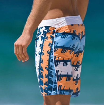 Мужские плавательные шорты Aussiebum Beach Shorts Geometrical Orange