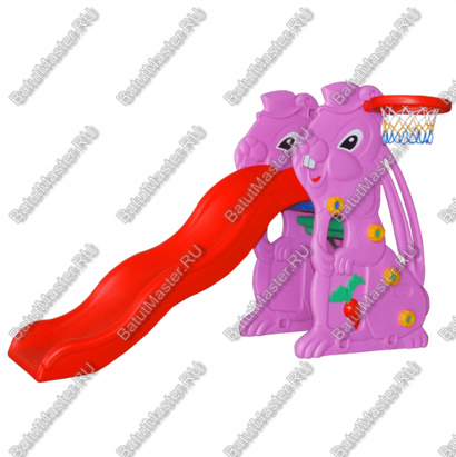 Маленькая детская горка "БЕЛОЧКА" TG006-01