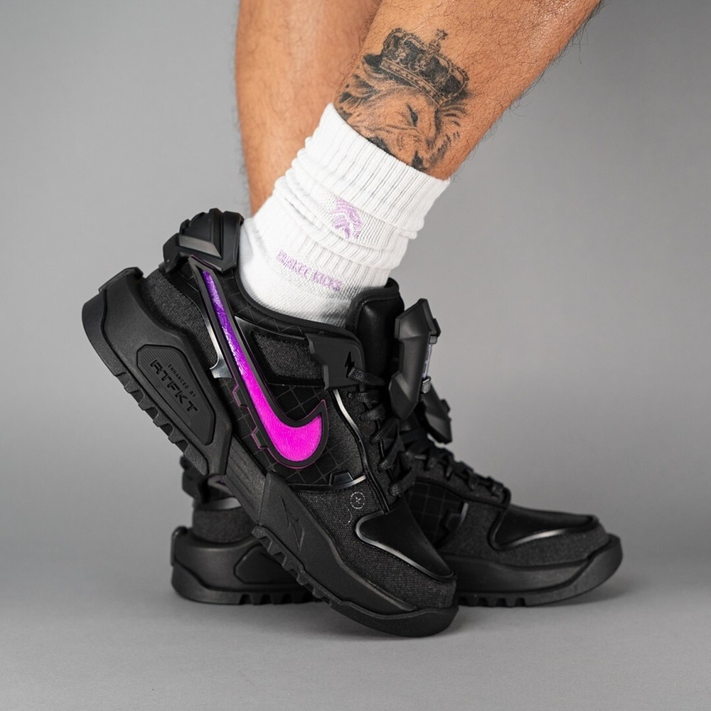 Эксклюзивные кроссовки RTFKT x Nike Dunk Genesis «Void», черн.