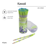 Карандаш ч/г НВ, пластиковый корпус "Kawaii Animals. Панда" (BrunoVisconti)