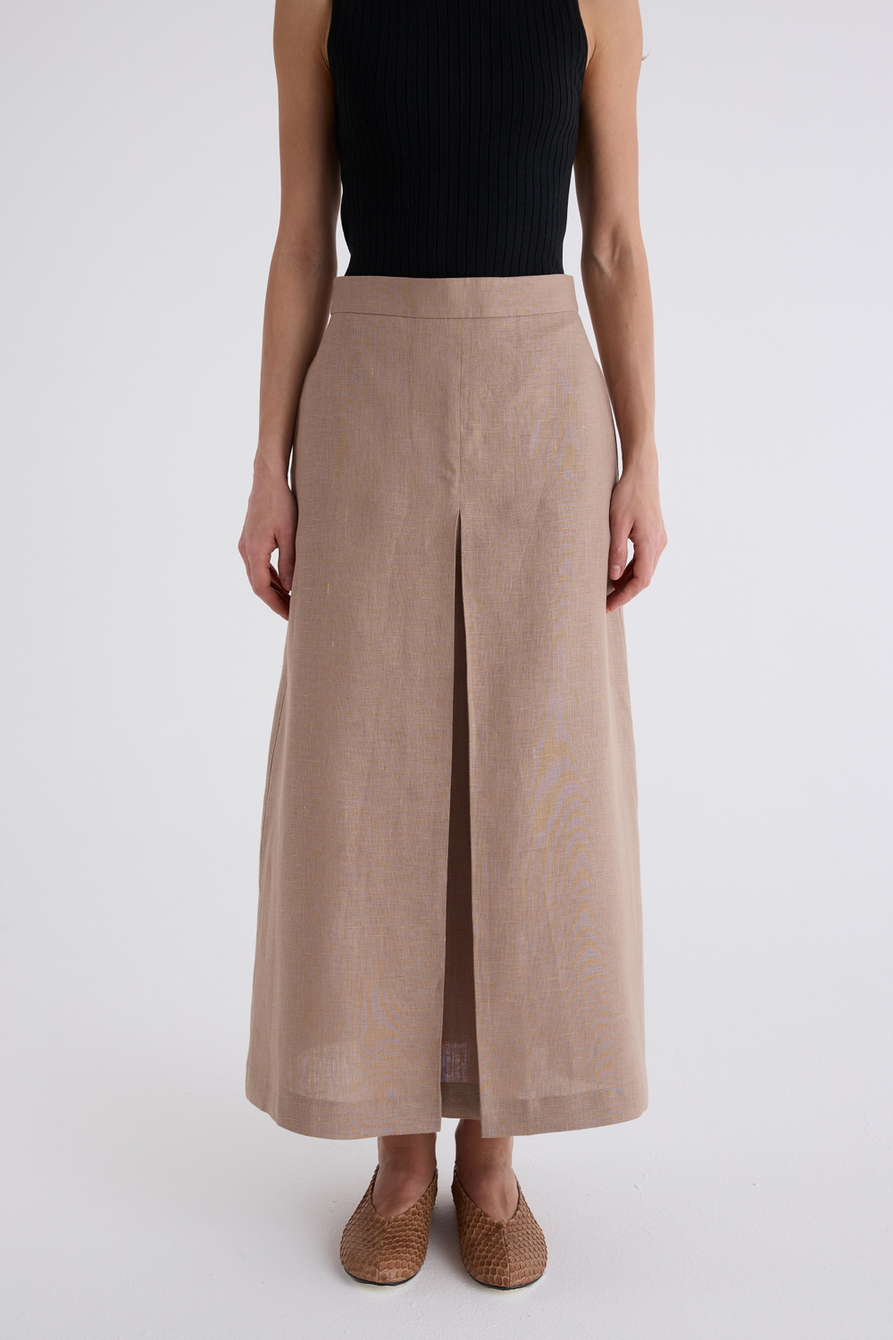 Юбка Миди изо льна 100%