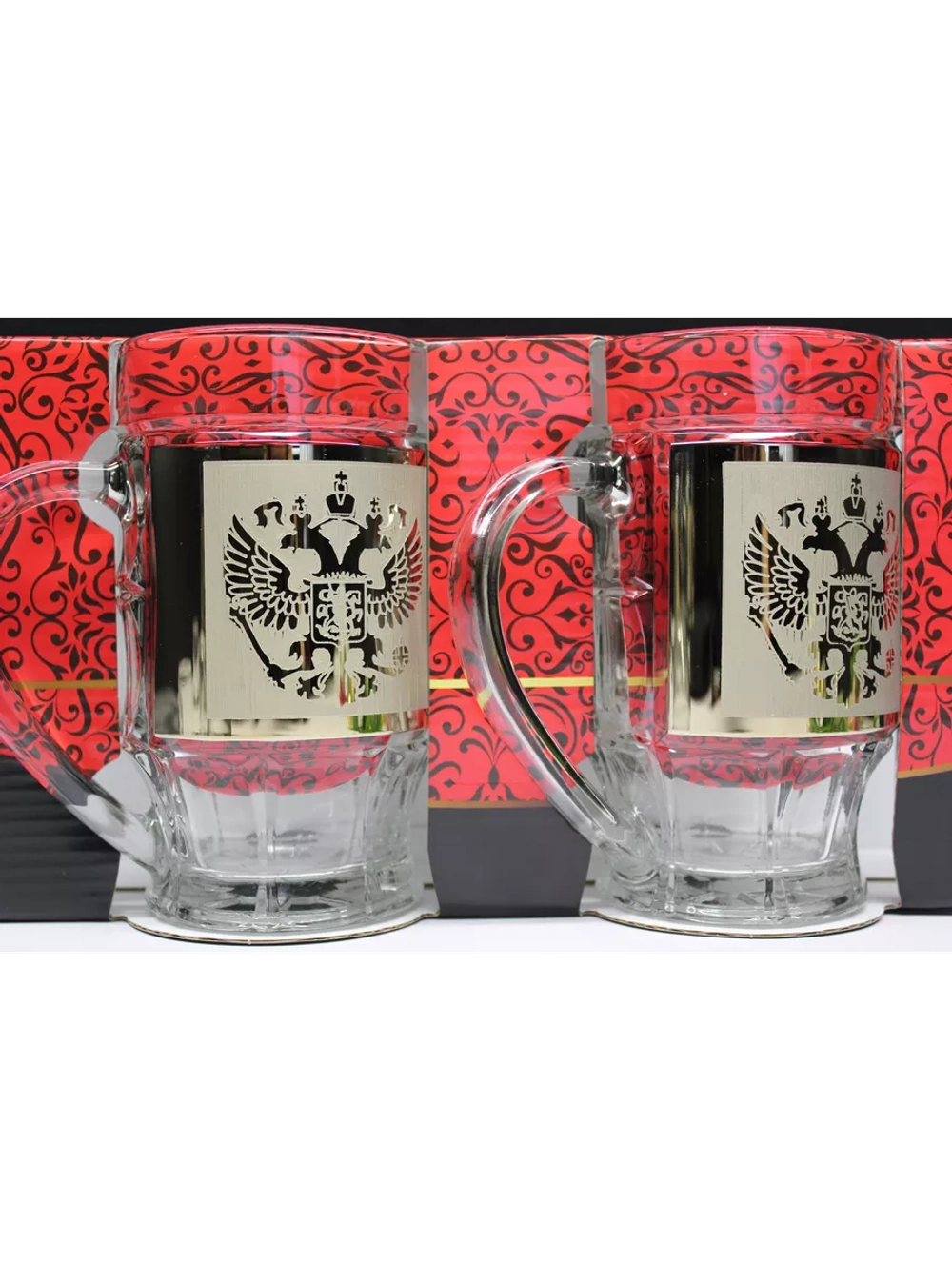 Кружка пивная "Герб" 2 шт 500мл