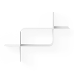 Набор металлических настенных полок Montage, 2 шт., белый