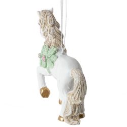 GAEM Фигурка декоративная подвесная "Лошадка", L7 W2 H8 см