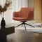 Лаунж кресло Sofia, экокожа терракот