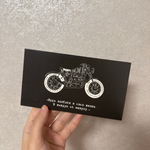 Конверт для денег, «Будь влюблен в свою жизнь...» (мотоцикл)