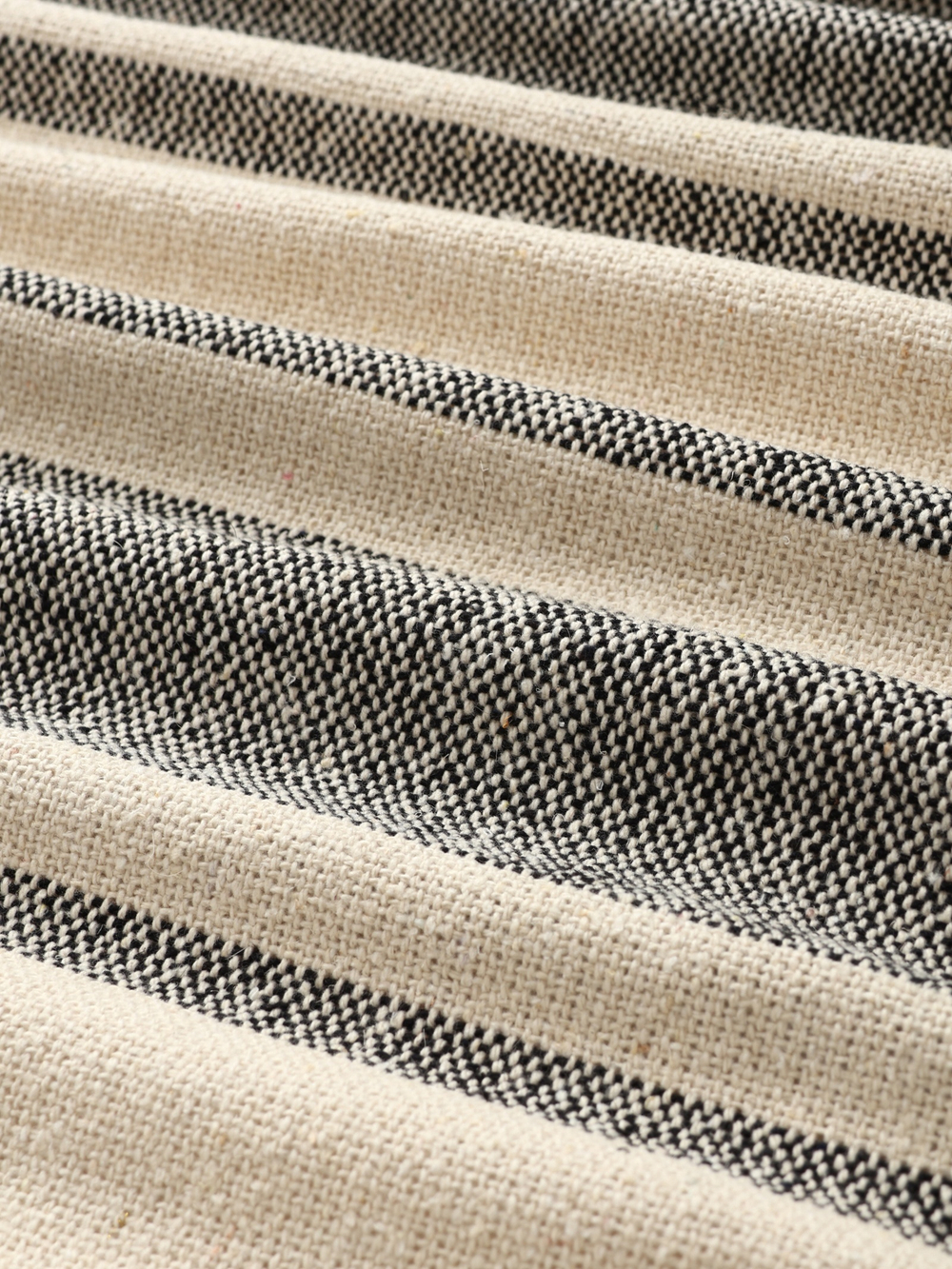 Плед с кисточками «Этель», тёмная полоса с таффтингом, 125×150 см