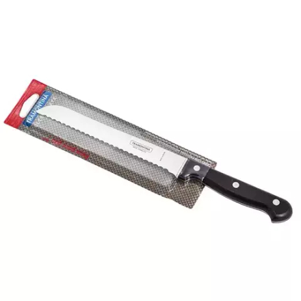 Нож «Ультракорт» для хлеба сталь,пластик ,L=30/17,5см черный