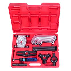 МАСТАК (104-19010C) Набор съемников подшипников с гидравлическим усилителем 10 т, кейс, 17 предметов