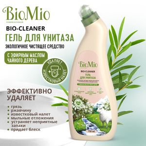 BioMio. BIO-TOILET CLEANER Экологичное чистящее средство для унитаза. Чайное дерево. 750 мл