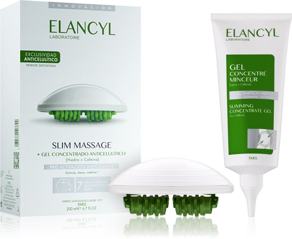Elancyl slimming Gel concentrate 200 мл + massage tool Slim Design