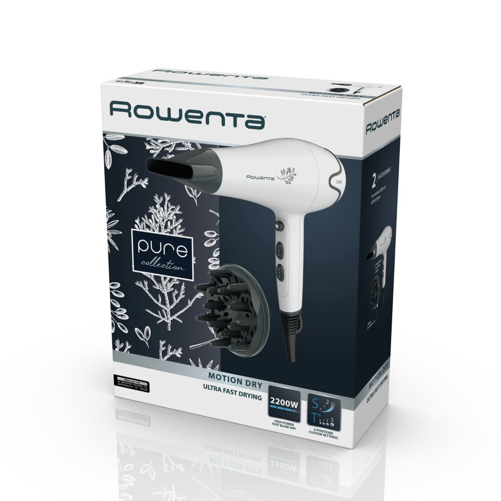 Фен Rowenta Pure Collection Motion Dry CV5708F0