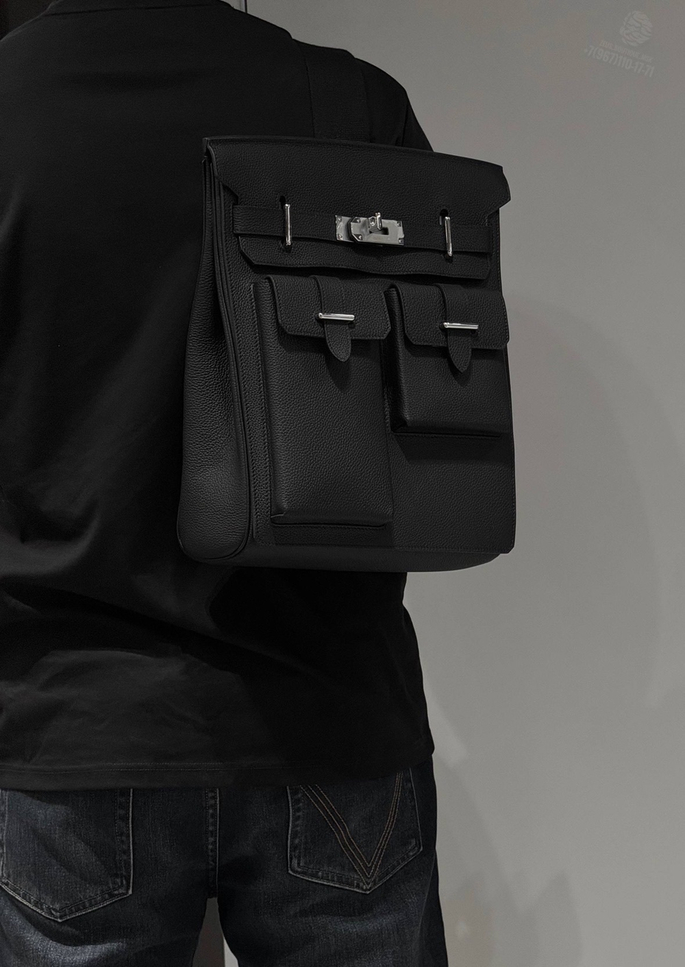 Нагрудная сумка-слинг Hermes