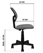 Кресло компьютерное детское Кресло ЛОЛО серый