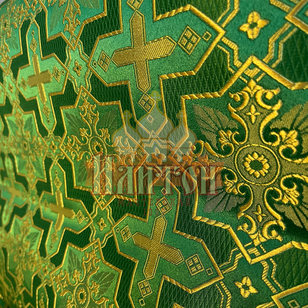 Шёлк "Православный" зелёный
