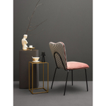 Стул pompadour, велюр, пыльная роза