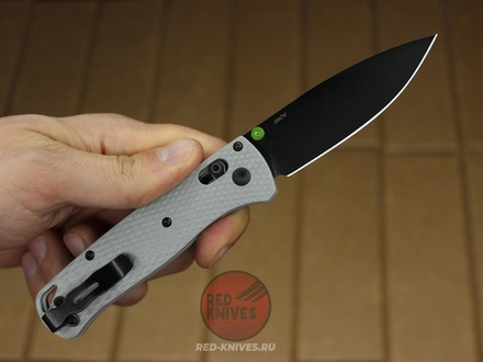 Нож Benchmade 535 G10 - серая рук., черн. клинок 535G10GRBK